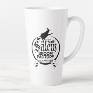 Salem Witch Broom Factory – funny vintage gothic Latte Mug