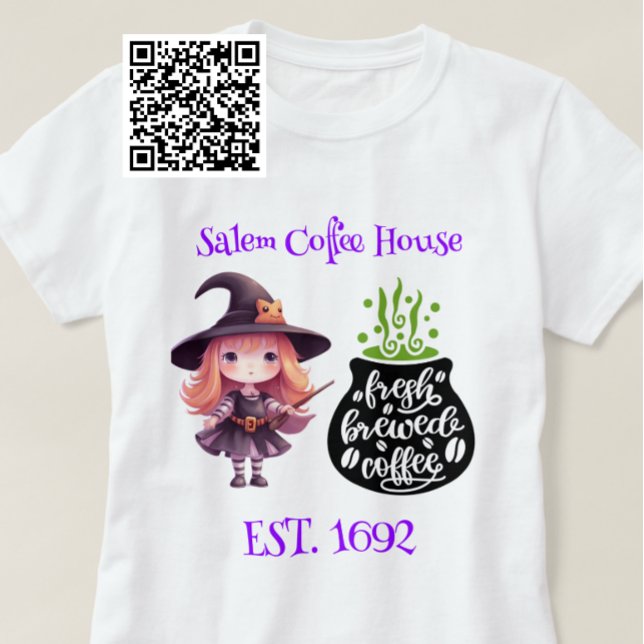 Salem Witch Fresh Brewed Coffee  T-Shirt (Creator Uploaded)
