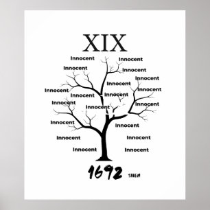 Salem Witch Memorial  Poster