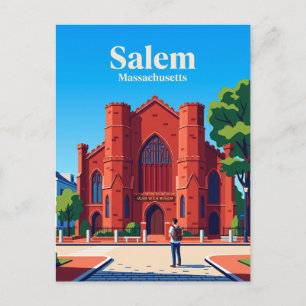 Salem Witch Museum USA Postcard