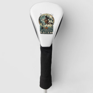 Salem Witch Shirt Vintage Engraving Spooky Humour Golf Head Cover