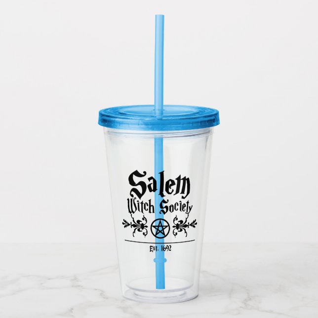 Salem Witch Society Acrylic Tumbler (Front)