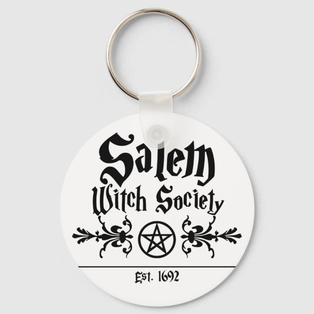 Salem Witch Society Keychain (Front)