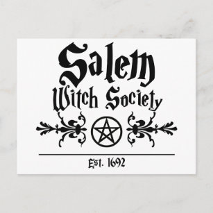 Salem Witch Society Postcard