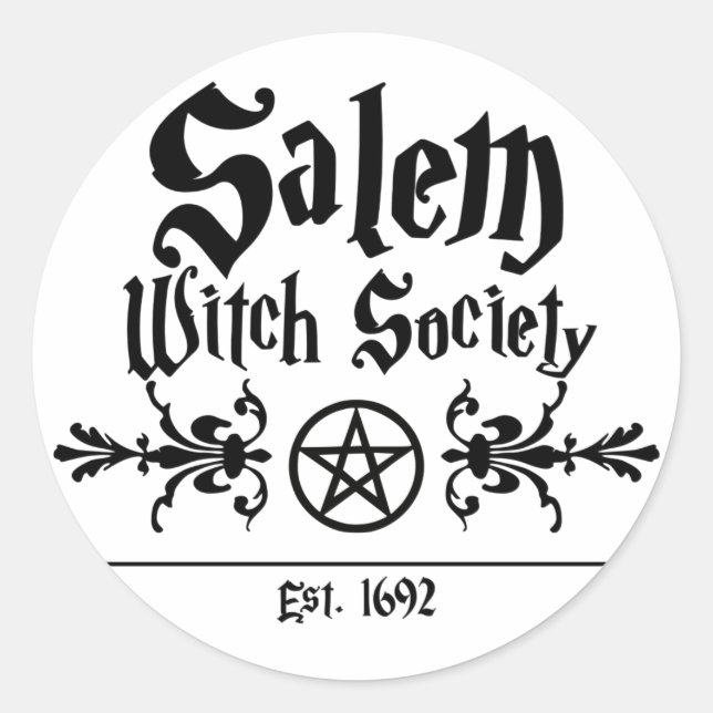 Salem Witch Society Sticker (Front)