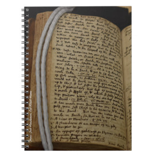 Salem Witch Trial Notebook, Rev. Parris Sermon Notebook