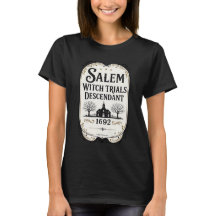 Salem Witch Trials Descendant Heritage T-Shirt