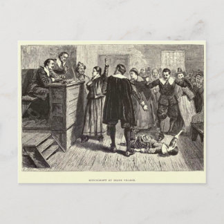 Salem Witch Trials Postcard
