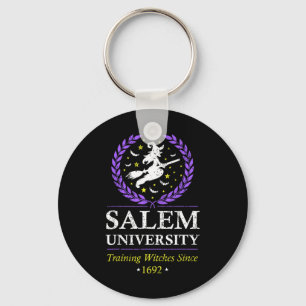 Salem Witch University Training Halloween Women Key Ring