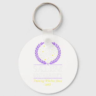 Salem Witch University Training Halloween Women  Key Ring