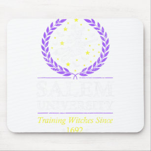 Salem Witch University Training Halloween Women Mouse Mat