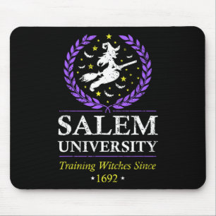 Salem Witch University Training Halloween Women Mouse Mat