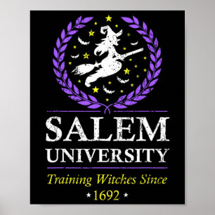 Salem Witch University Training Halloween Women  Poster