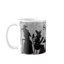 Salem Witches stewing and brewing coffee mug