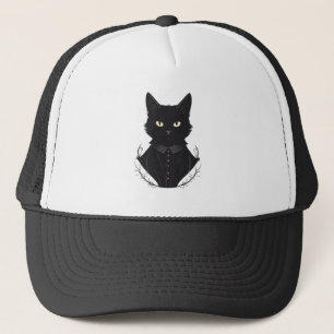 Salem's Enchanted Black Cat Trucker Hat