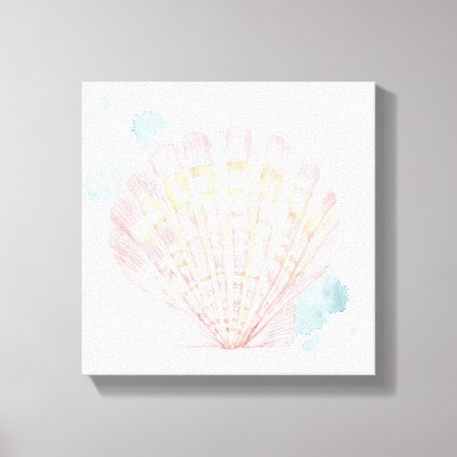 Salento Coast Shell Canvas Print (Front)