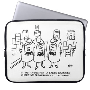 Sales Campaign Lacking in Dignity Laptop Sleeve