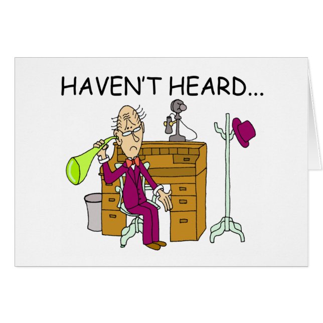 Sales Follow Up Greeting Card (Front Horizontal)