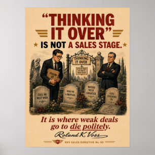 Sales Follow-Up Motivation Poster Roland K. Voss