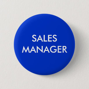 SALES MANAGER 6 CM ROUND BADGE