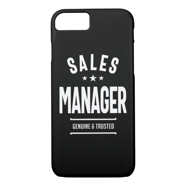 Sales Manager Job Title Gift description: Case-Mate iPhone Case (Back)