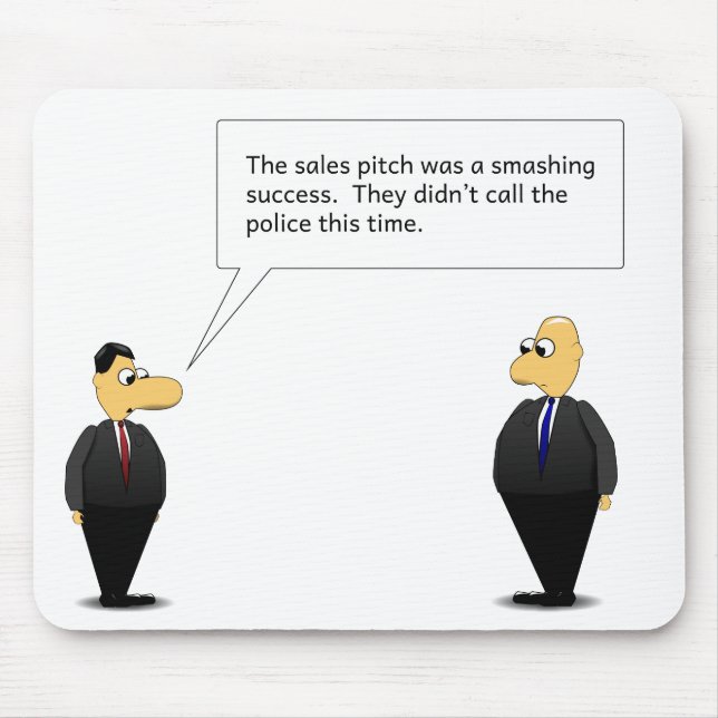 Sales Pitch Mouse Mat (Front)