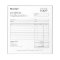 Sales Receipt Template |  Minimalist Business Form