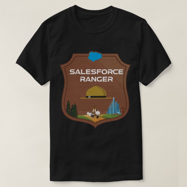 Salesforce badge - Salesforce art - Salesforce Des T-Shirt (Design Front)