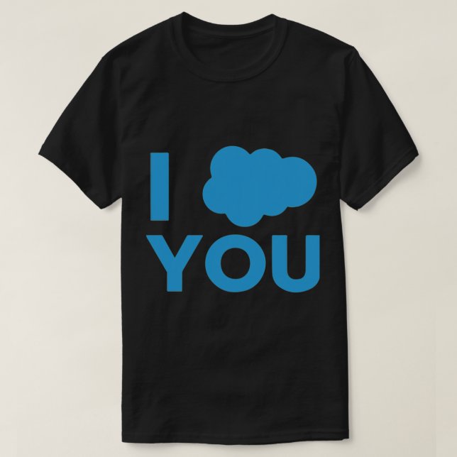 Salesforce Salesforce Salesforce T-Shirt (Design Front)