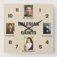 Salesian Saints Wall Clock