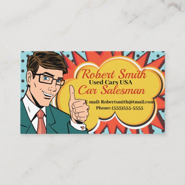 Salesman Business Card (Front)