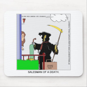 Salesman Of A Death Funny Gifts Cards Tees & Mugs Mouse Mat