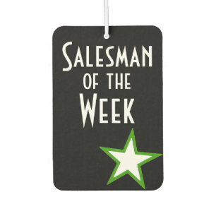 Salesman of the Week Award Car Air Freshener