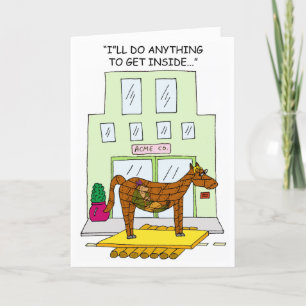 Salesperson Cold Call Greeting Card Trojan