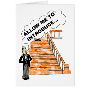 Salesperson Introduction Greeting Card