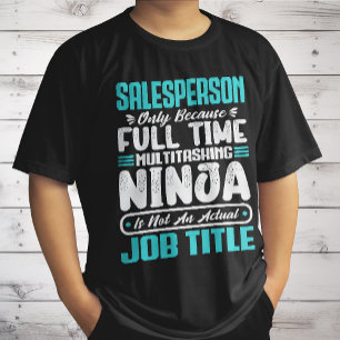 Salesperson Job Title Profession Funny Salesperson T-Shirt