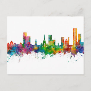 Salford England Skyline Postcard