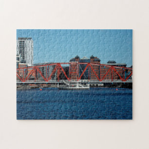 Salford quays Manchester docks. Jigsaw Puzzle