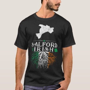 Salford UK City Irish Roots St Patrick Day T-Shirt