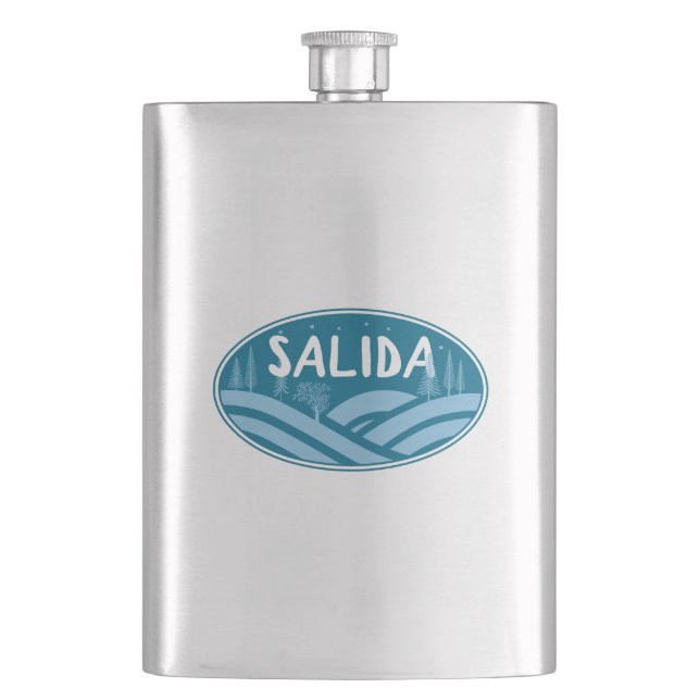 Salida Colorado Outdoors Hip Flask (Front)