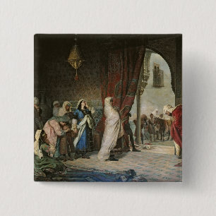 Salida del Boabdil, at the Alhambra 15 Cm Square Badge