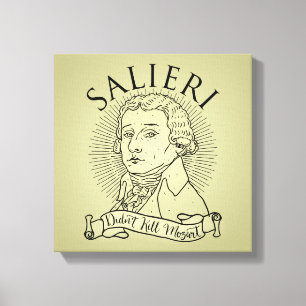 Salieri Didn't Kill Mozart Canvas Print