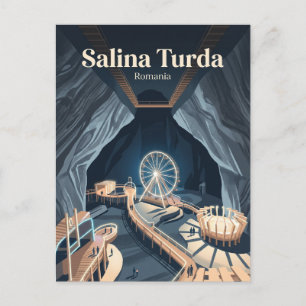 Salina Turda Romania Postcard