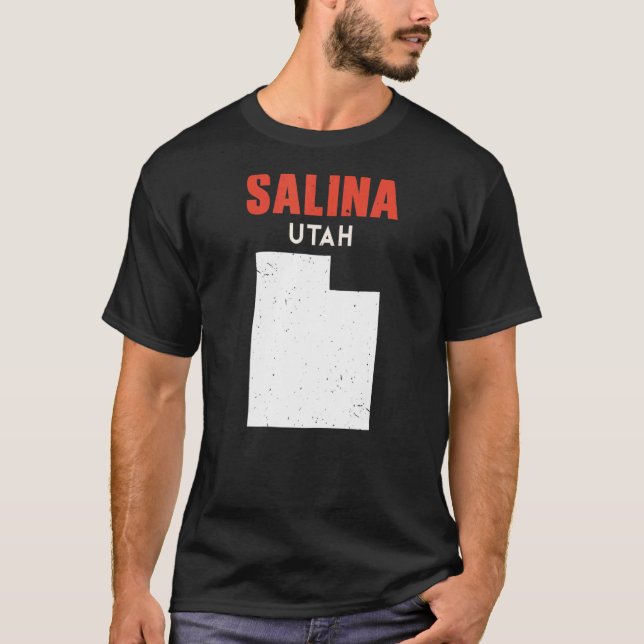 Salina Utah USA State America Travel Utahan T-Shirt (Front)