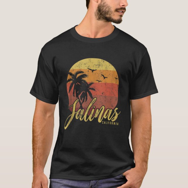Salinas California Retro Vintage Gift Tank Top (Front)