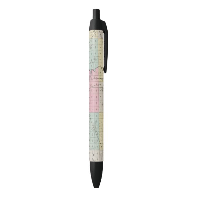 Saline County, Kansas Black Ink Pen (Bottom (Vertical))