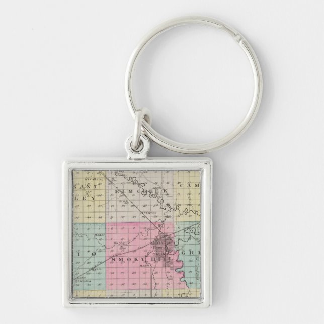 Saline County, Kansas Key Ring (Front)