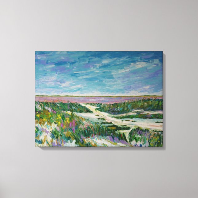 Saline de Camargue Canvas Print (Front)