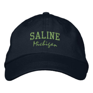 Saline Michigan Embroidered Baseball Hat