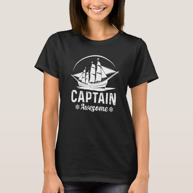 Saling Captain Awesome T-Shirt (Front)
